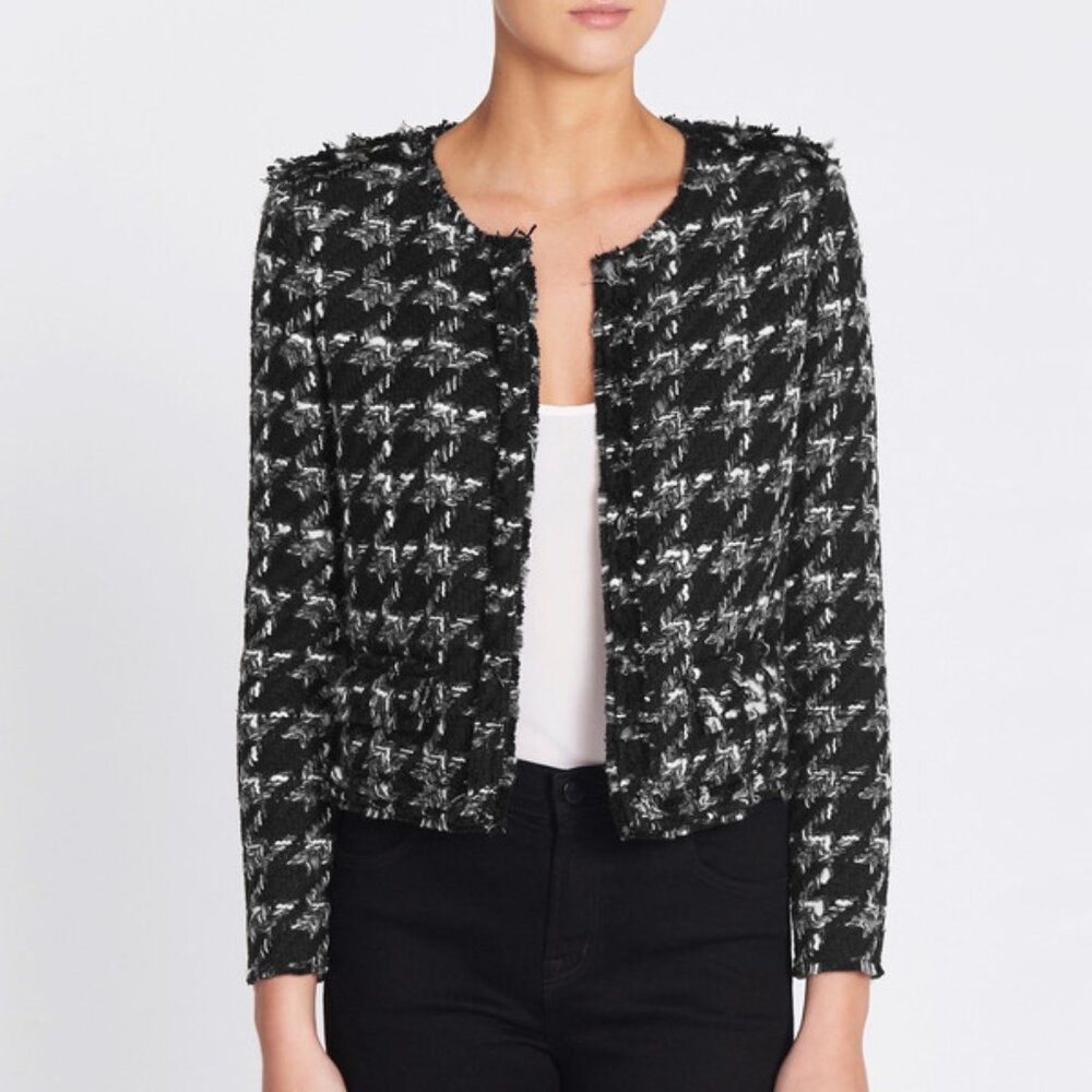Iro Hope Tweed Houndstooth Jacket NEW with Tags